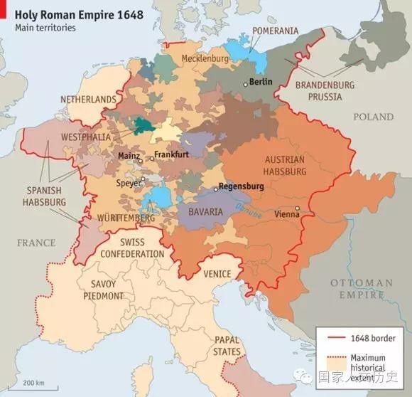 1453年以后神圣罗马帝国成功阻止了奥斯曼突厥人向欧洲内陆扩张-民族史