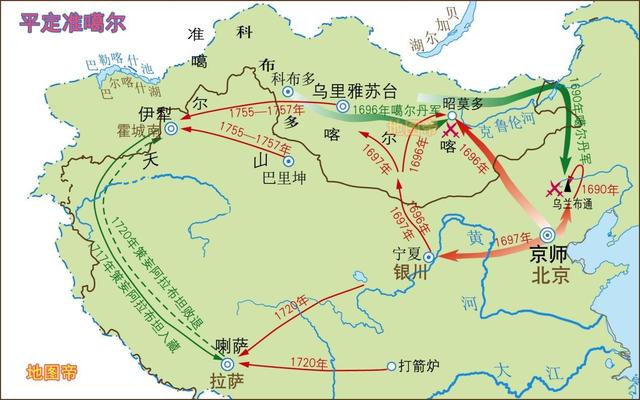 -清朝乾隆平定准噶尔汗国，将中国的疆域面积推向了鼎盛-第9图