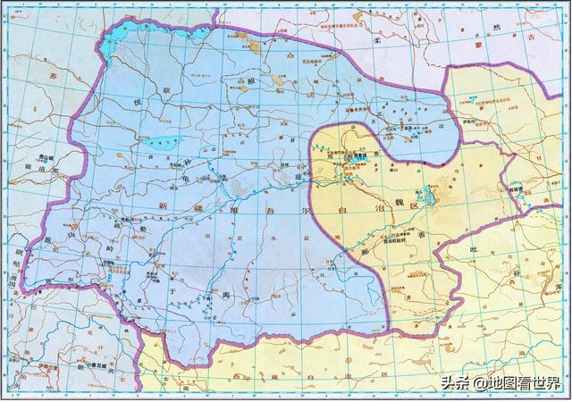 -新疆历史地图和沿革，图解新疆是什么时候划入中国版图的-第5图