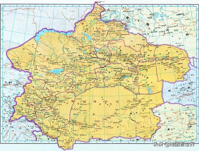 -新疆历史地图和沿革，图解新疆是什么时候划入中国版图的-第15图