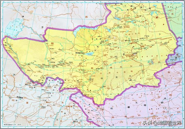 -新疆历史地图和沿革，图解新疆是什么时候划入中国版图的-第12图