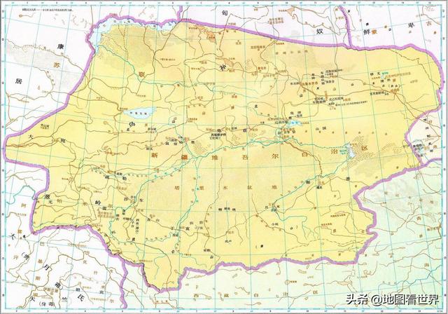 -新疆历史地图和沿革，图解新疆是什么时候划入中国版图的-第2图