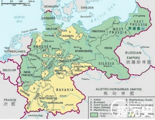 -普鲁士--世界史普鲁士地图-第1图