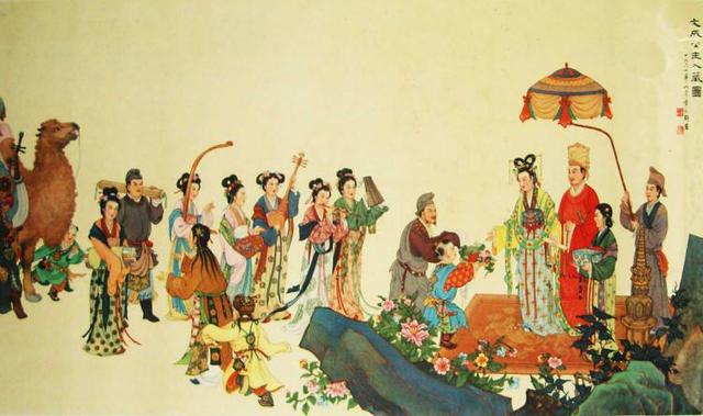 唐朝时各民族的和亲政策-民族史