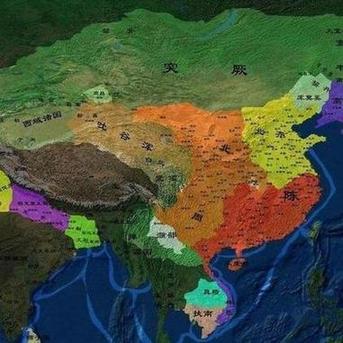 阿瓦尔人的历史：突厥崛起后的形势地图