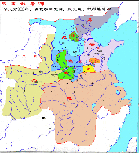 战国中期局势地图