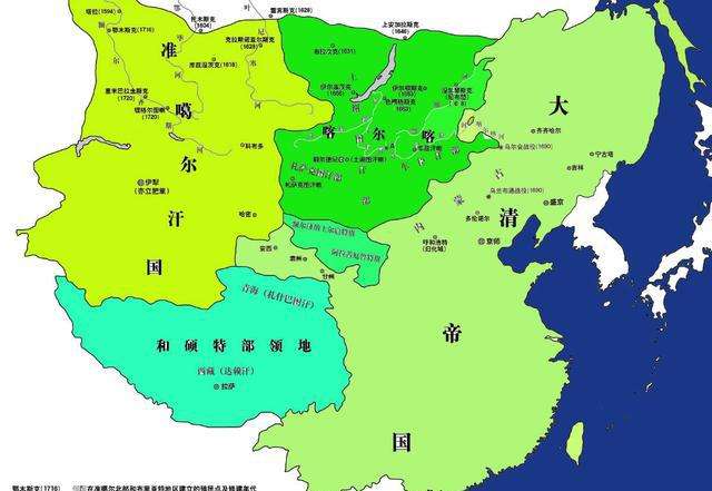 大清平叛：准噶尔疆域达700万平方公里，历时70余年终被大清灭亡