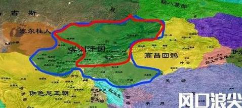 喀喇汗国地图图片