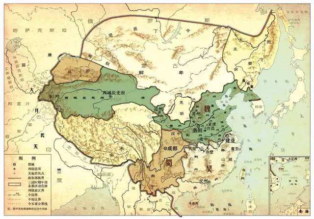 三国时的曹魏继续统治新疆