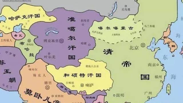 准噶尔灭亡叶尔羌，势力进入西藏