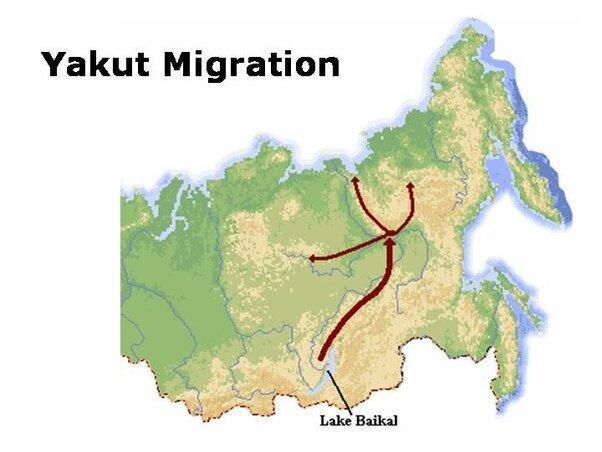 雅库特人迁移路线-契丹人探索西伯利亚