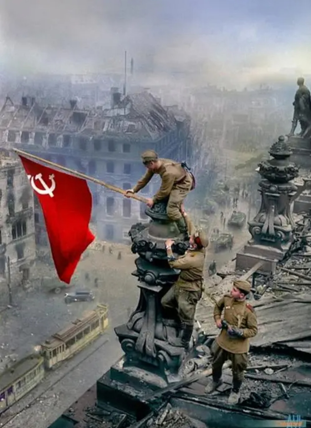 苏联单枪匹马攻占柏林，更重要意义在于震慑英美