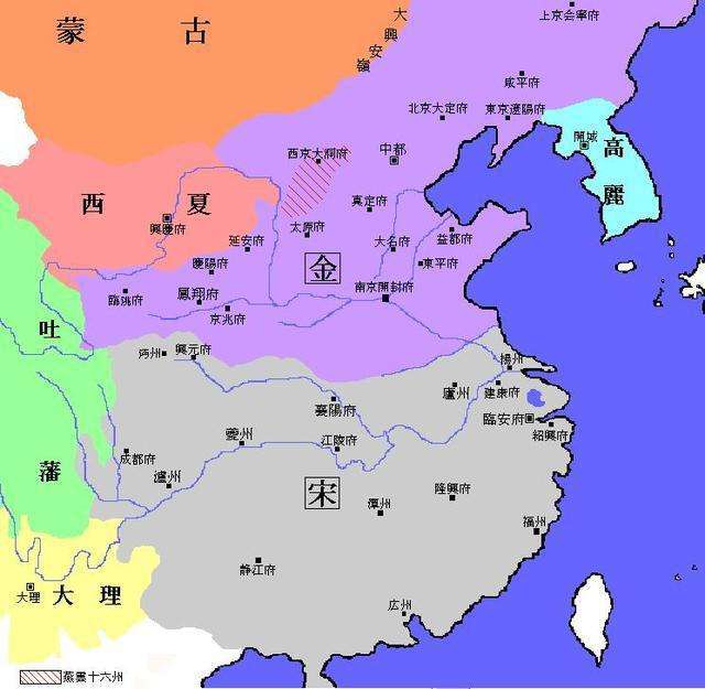 蒙古的打击下，金国为什么往河南跑而不是回老家东北？