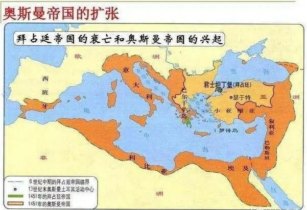 奥斯曼和西班牙争夺地中海